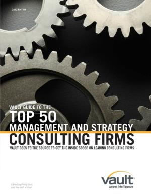 Top 50 Management and Strategy Consulting