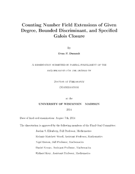 Counting Number Field Extensions of Given Degree, Bounded Discriminant, and SpeciEd Galois Closure