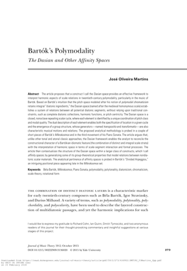 Bartók's Polymodality