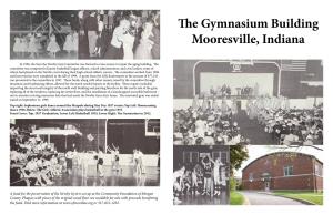 The Gymnasium Building Mooresville, Indiana