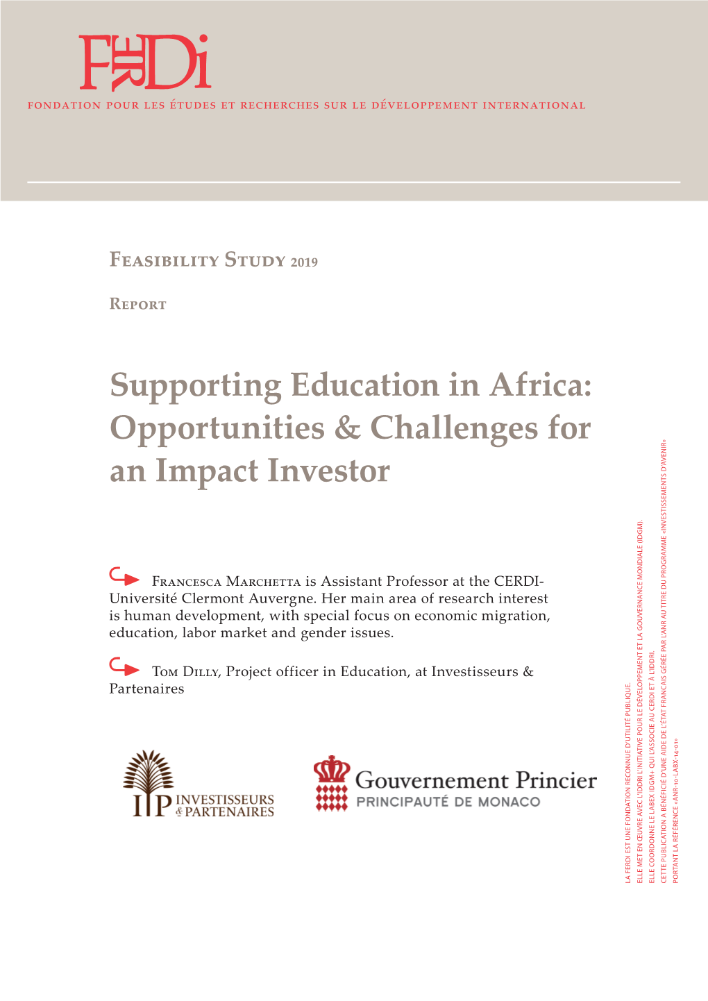 Supporting Education in Africa: Opportunities & Challenges