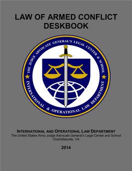 Law of Armed Conflict Deskbook, 2014