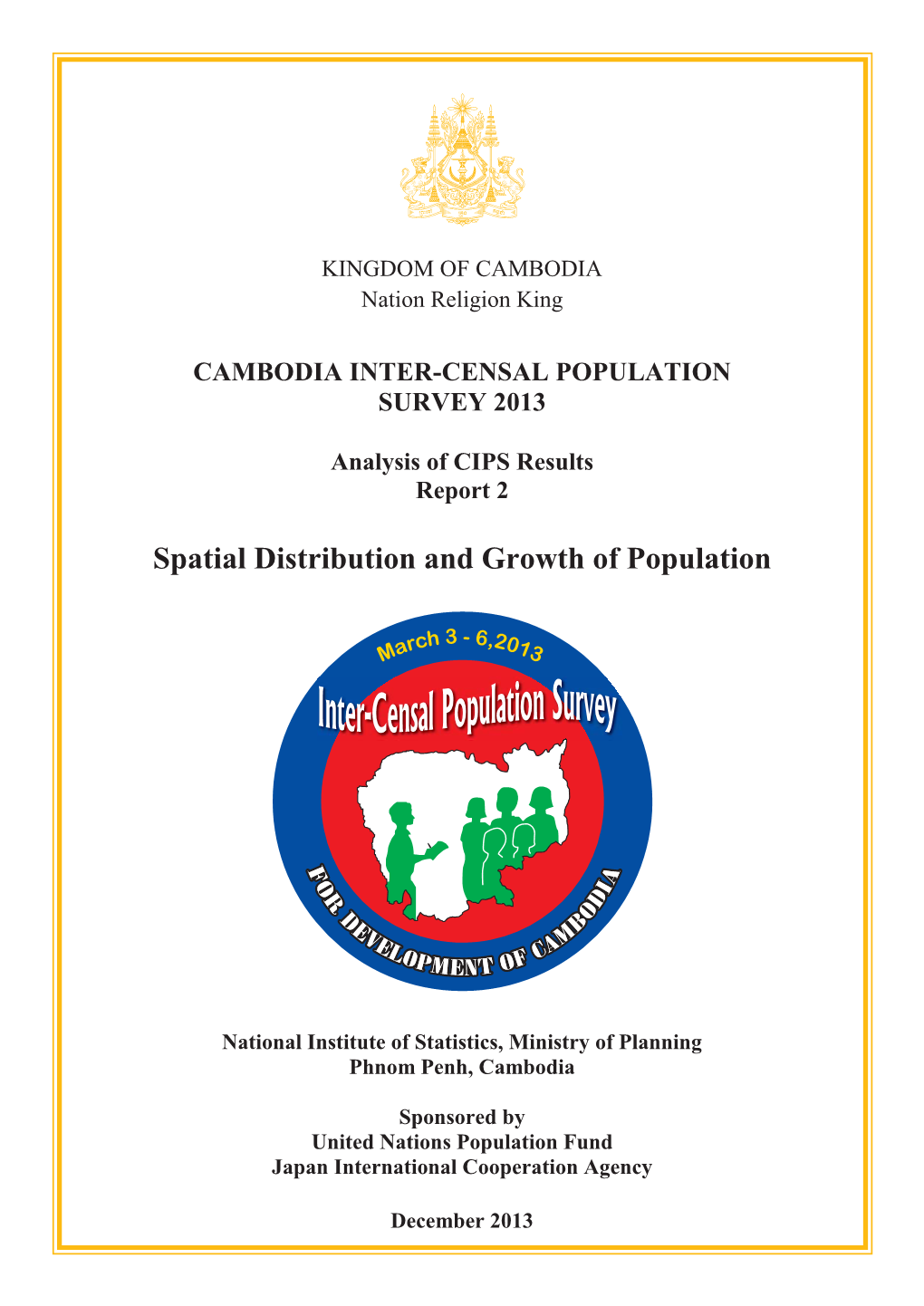 No. 2 Spatial Distribution and Growth of Population in Cambodia