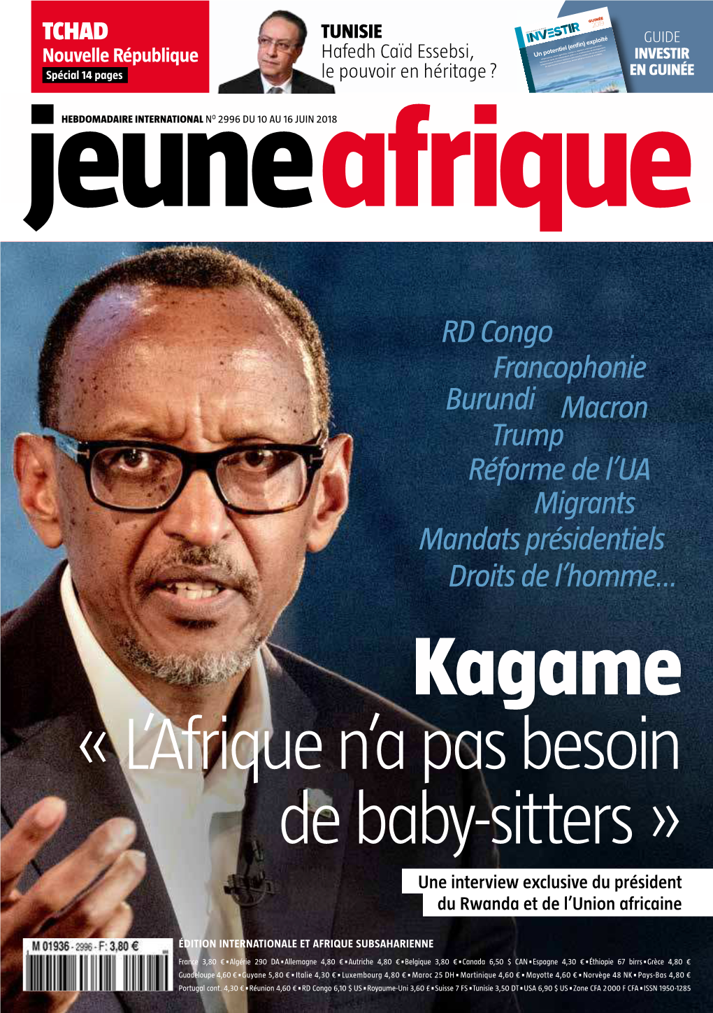 Kagame « L’Afrique N’A Pas Besoin De Baby-Sitters » Une Interview Exclusive Du Président Du Rwanda Et De L’Union Africaine