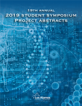 2019 Student Symposium Project Abstracts