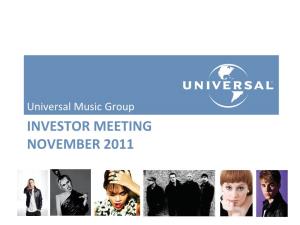Universal Music Group Product Sales