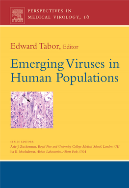 Emerging Viruses in Human Populations PERSPECTIVES in MEDICAL VIROLOGY