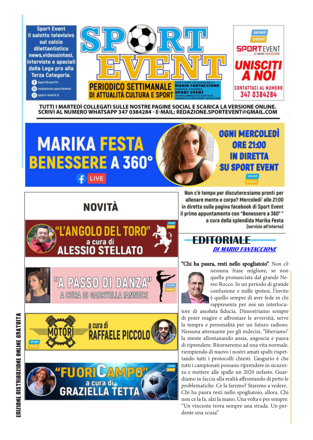 Editoriale Di Mario Fantaccione