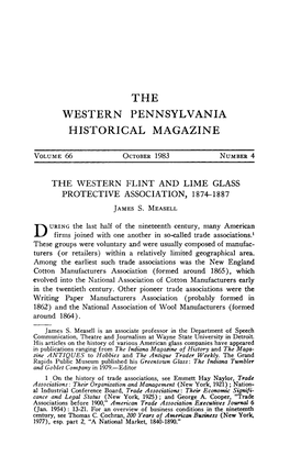 The Western Pennsylvania Historical Magazine —