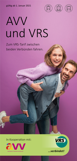 AVV Und VRS Zum VRS-Tarif Zwischen Beiden Verbünden Fahren