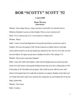 Scotty'' Scott '52