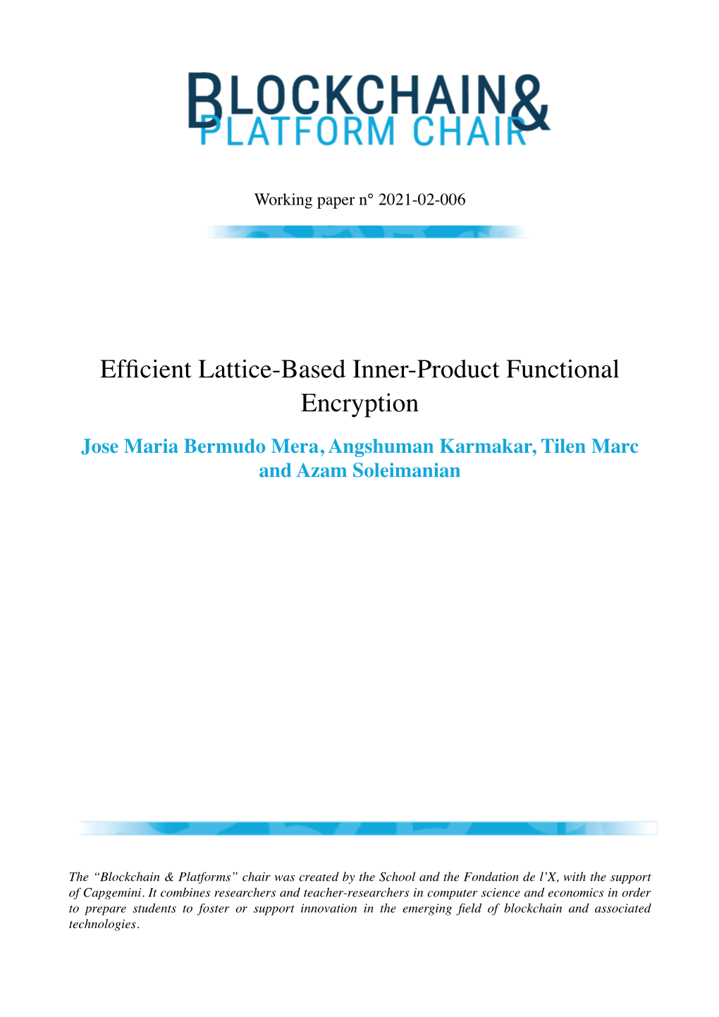 Efficient Lattice-Based Inner-Product Functional Encryption