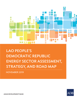 Lao People's Democratic Republic: Energy Sector Assessment