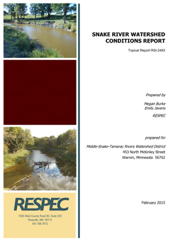 Snake River Watershed Conditions Report