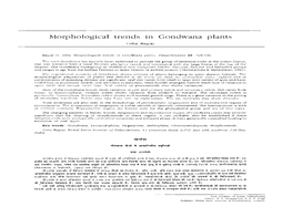 Morphological Trends in Gondwana Plants