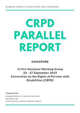 DPA CRPD Parallel Report