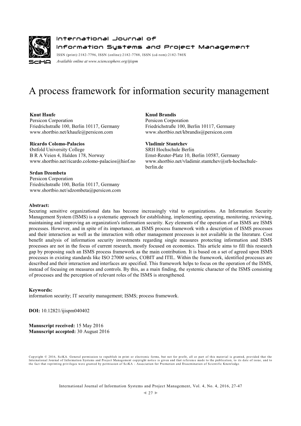 cv information security management templates samples filetype pdf