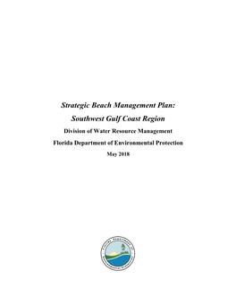 Strategic Beach Management Plan – Southwest Gulf Coast Region