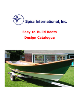Easy-To-Build Boats Design Catalogue