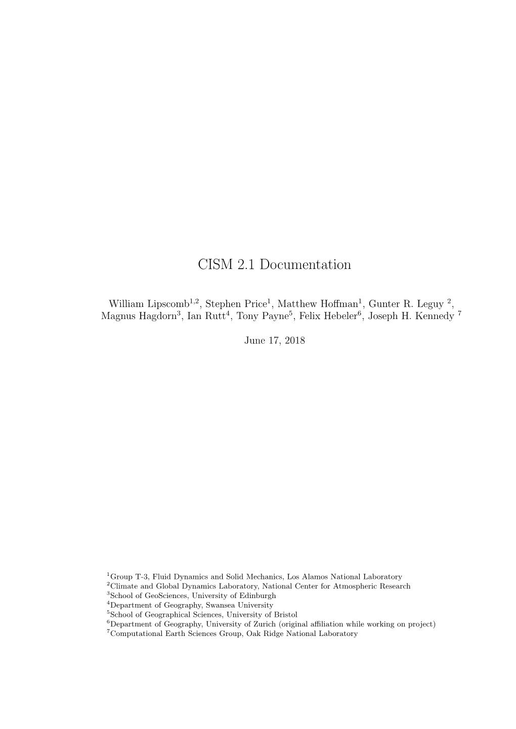 CISM Documentation