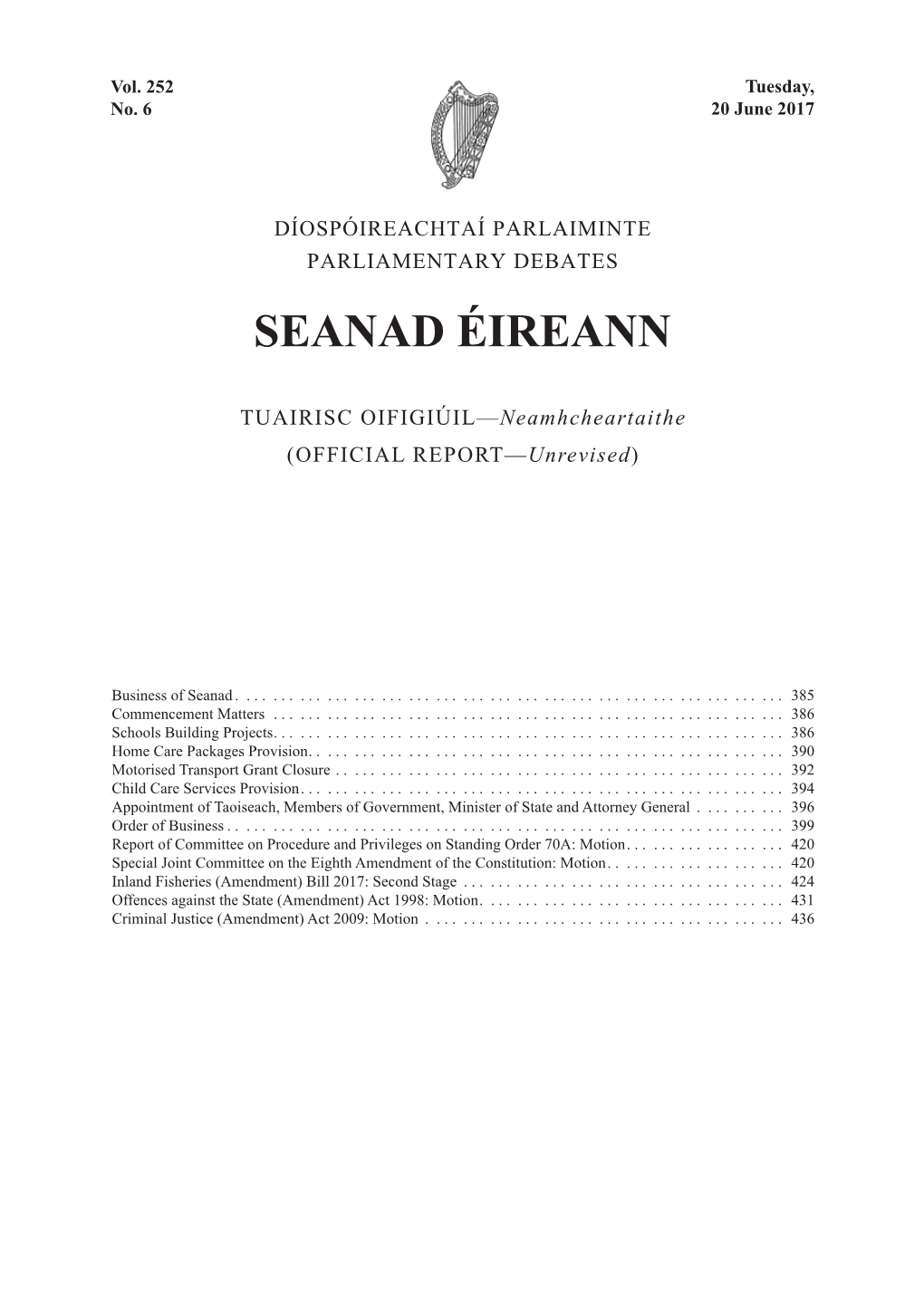 Seanad Éireann