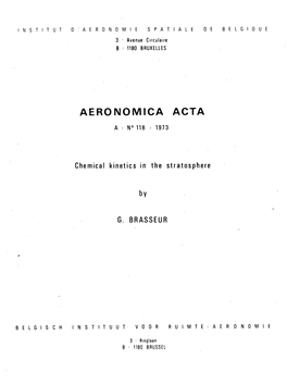 Aeronomica Acta