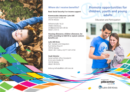 Promote Opportunities for Children, Youth and Young