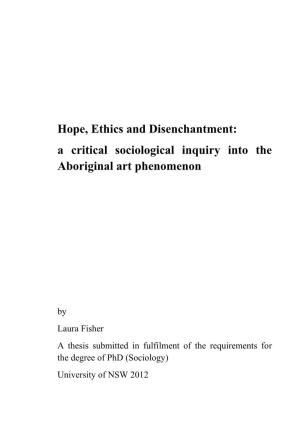 A Critical Sociological Inquiry Into the Aboriginal Art Phenomenon