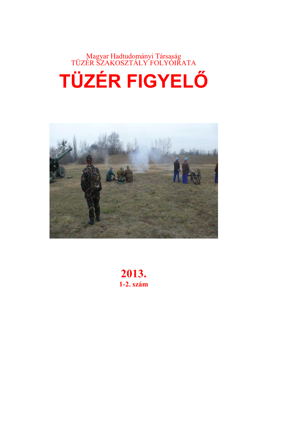 Tüzér Figyelő 2013