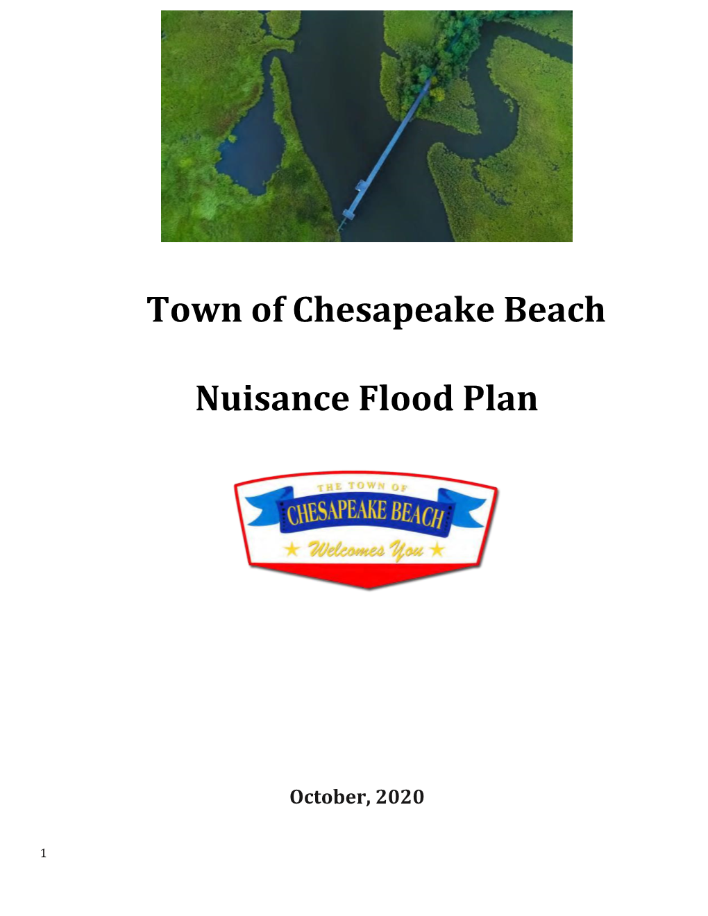 Town of Chesapeake Beach Nuisance Flood Plan