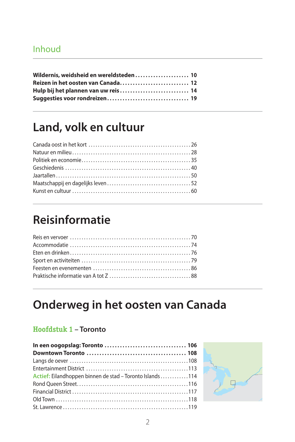 Land, Volk En Cultuur Reisinformatie Onderweg in Het Oosten Van Canada