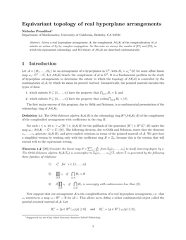 Equivariant Topology of Real Hyperplane Arrangements