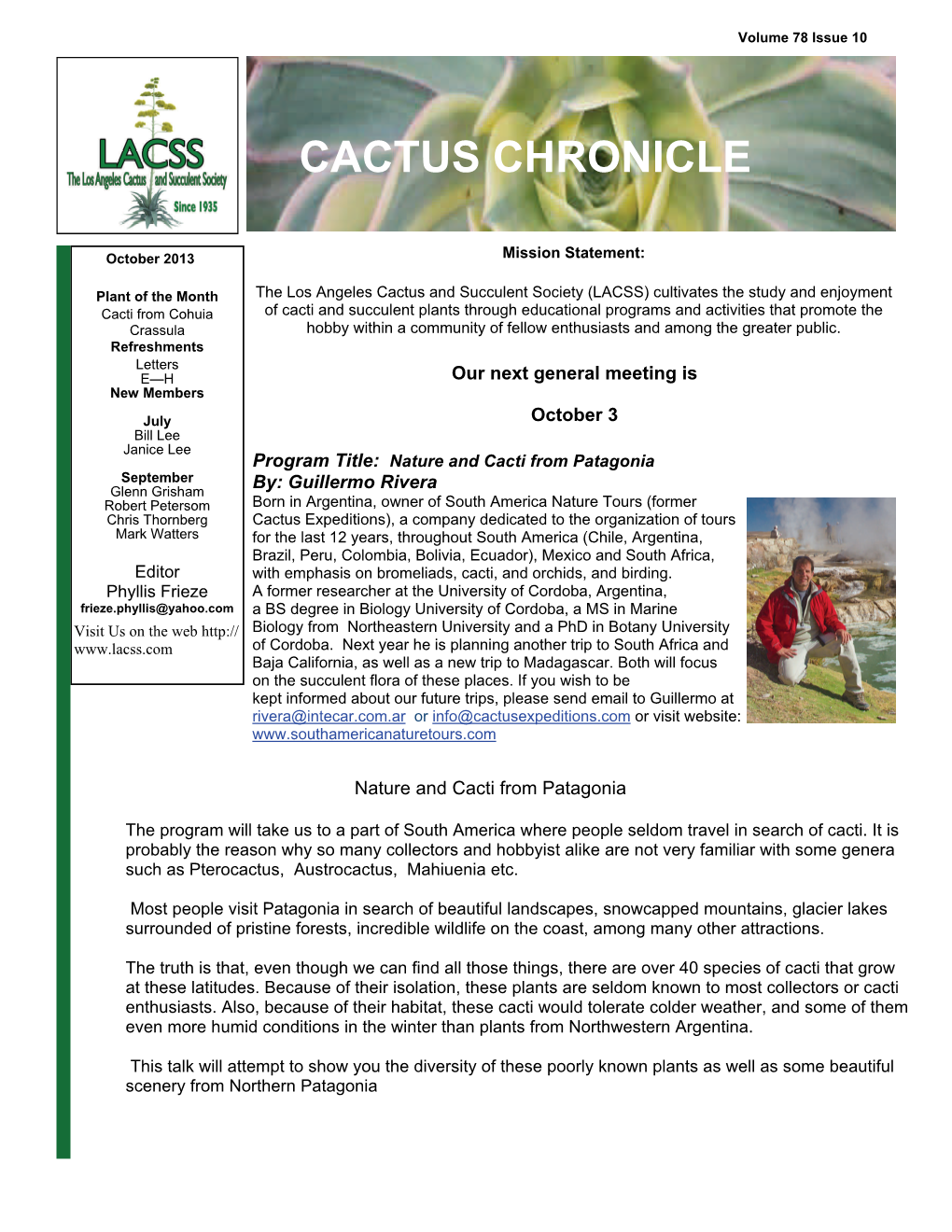 Cactus Chronicle