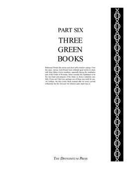 The Three Green Books