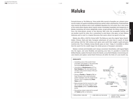 Maluku Everything Still Moves Delightfully Slowly, Except Perhaps the Lilting Sound of Poco MALUKU Poco, the Home-Grown Answer to Line Dancing