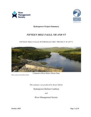 Fifteen Mile Falls Project
