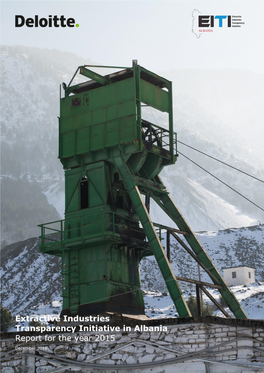 Extractive Industries Transparency Initiative in Albania Report for the Year 2015