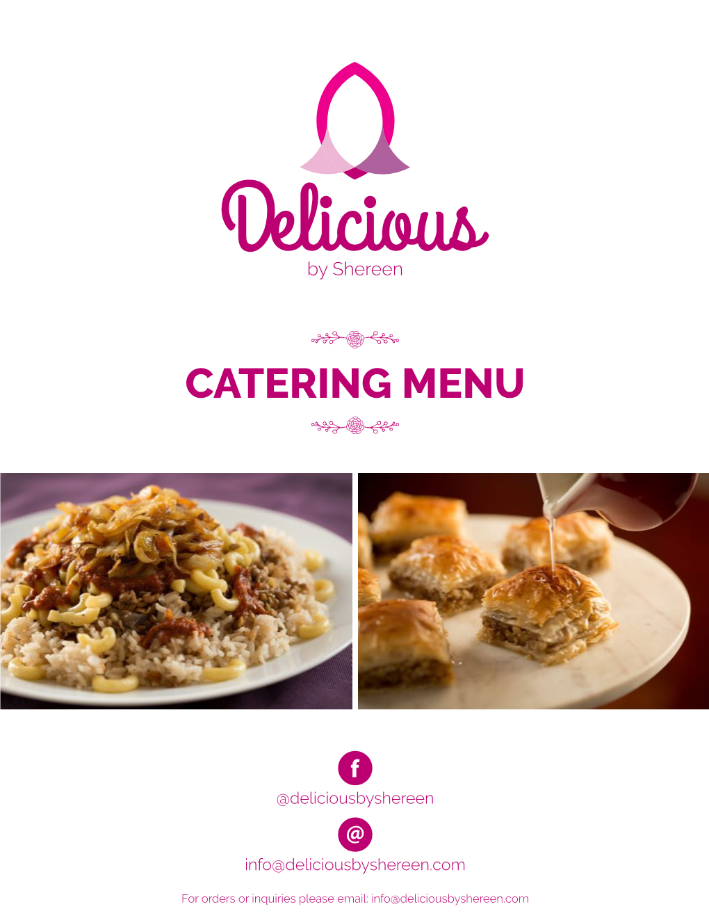 Catering Menu