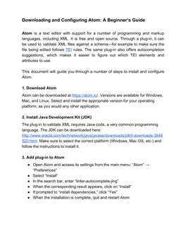 Downloading​ ​And​ ​Configuring​ ​Atom:​ ​A​ ​Beginner's​ ​Guide