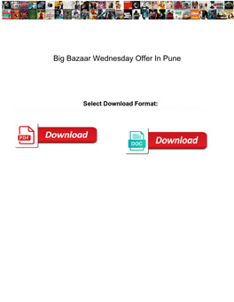 Big Bazaar Wednesday Offer in Pune
