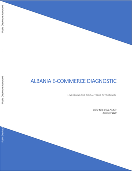 Albania E-Commerce Diagnostic