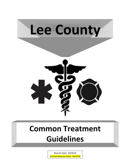 Common Treatment Guidelines