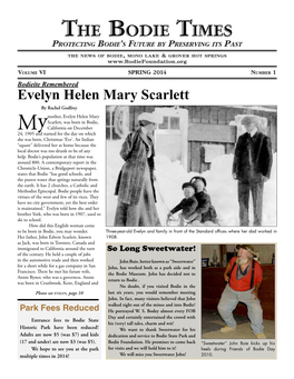 The Bodie Times Spring 2014