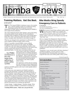 IPMBA News Vol. 26 No. 1 Winter 2017