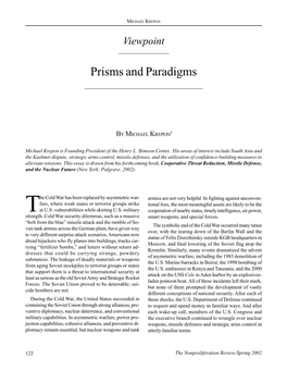 NPR 9.1: Prisms and Paradigms