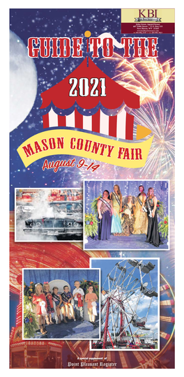 Mason County Fair 2021 Point Pleasant Register Point Pleasant Register Mason County Fair 2021 Thursday, August 5, 2021 A11 Mason Co