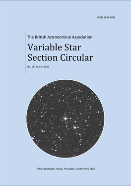 Variable Star Section Circular