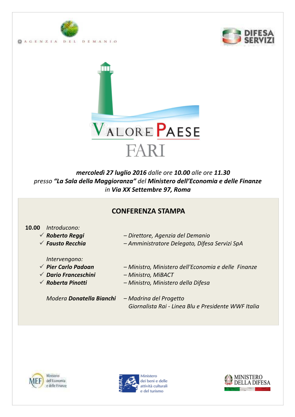 Valore Paese Fari