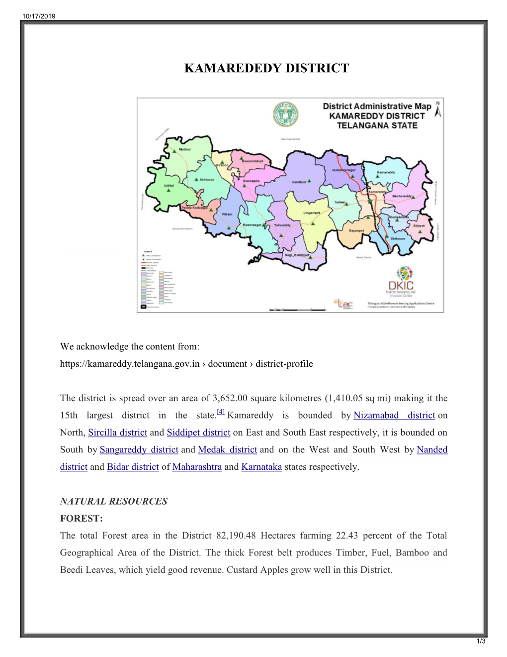 Kamareddy-Nizamabad-Districts