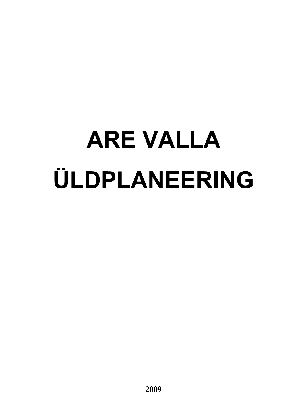 Are Valla Üldplaneering